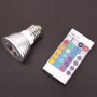 Oem - E27 4W 16 Color Dimmable LED Bulb with Remote Control - E27 LED - AL131-CB
