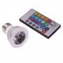 Oem, E27 4W 16 Color Dimmable LED Bulb with Remote Control, E27 LED, AL131-CB