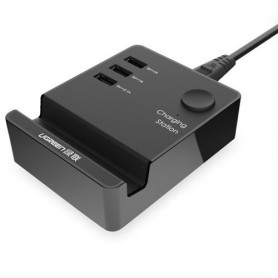 UGREEN - 3 Port USB Charging Station With Cradle IQ Tech - Ports and hubs - UG198-CB