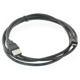 Oem, USB Male naar Mini USB 5-Pin Digital Camera Cable 1.8m, Photo-video cables and adapters, YPU304