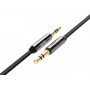 UGREEN - 3.5mm Male-Male Audio Jack Ultra Flat cable Black - Audio cables - UG250-CB