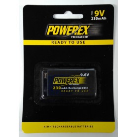 POWEREX - Powerex Precharged 9.6V 230mAh Rechargeable - Other formats - NK166-CB