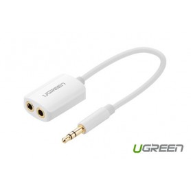 UGREEN - Premium 3.5mm Male to 3.5mm Female x 2 Stereo Cable UG277 - Audio adapters - UG277