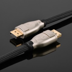 DisplayPort Male to Male 4K 3D Nylon Braid Professional