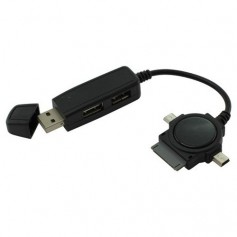 Dual USB Hub with Micro USB Mini USB Dock