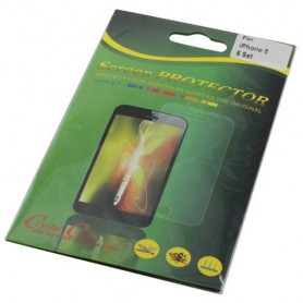 OTB, 6 sets Screen Protectors for iPhone 5 - 5S Front + Back, Protective foil for iPhone, ON353