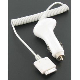 Oem, IPhone 3G/3GS/4 Car charger White YAI315, Auto charger, YAI315