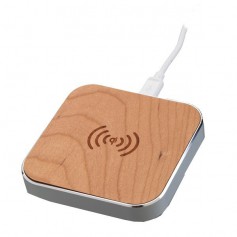 QI WIRELESS CHARGER WOODY SILVER by PETER JÄCKEL™ ON3205