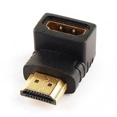 Oem, HDMI Male to HDMI Female Connector with down angle, HDMI adapters, YPC246